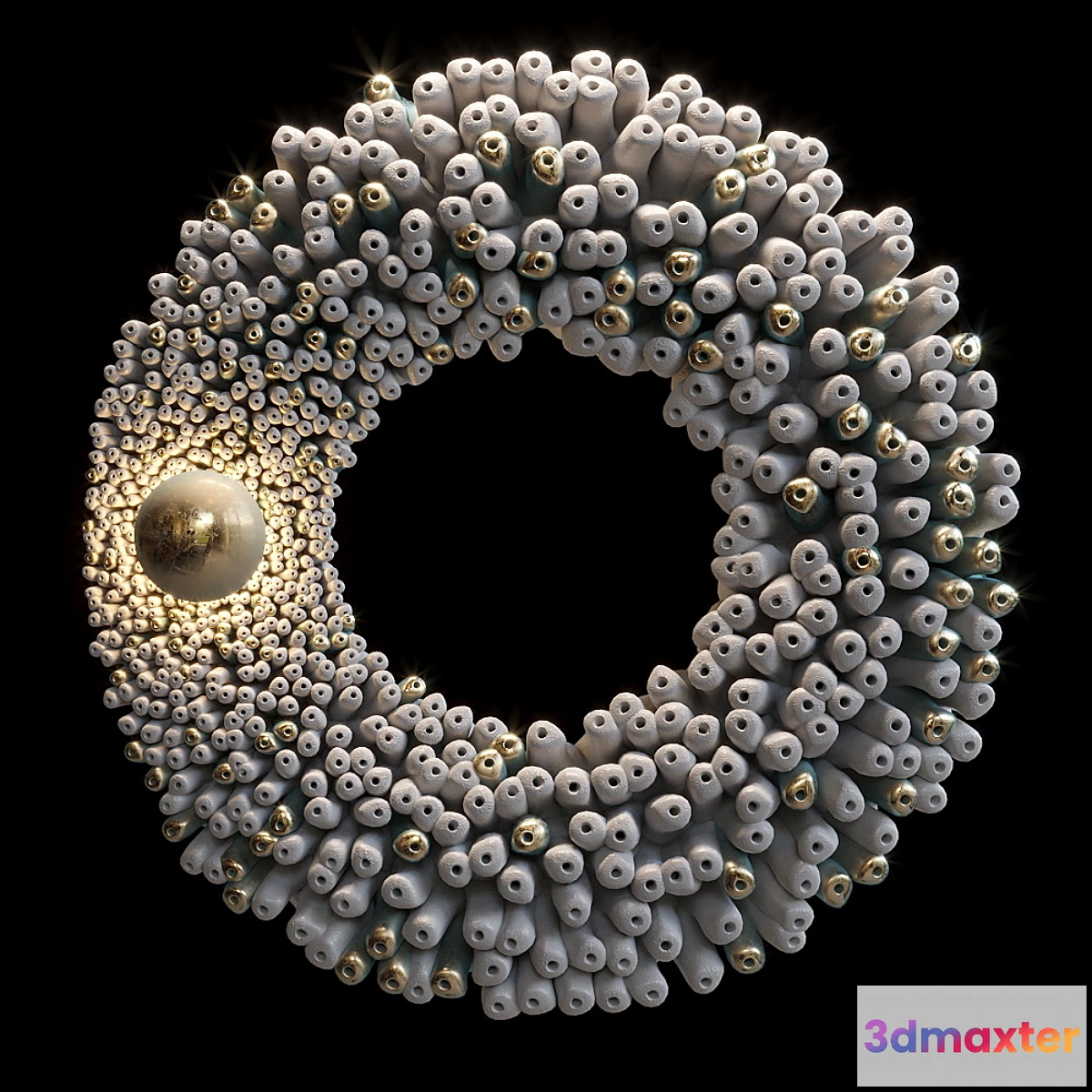 770173 - Ceramic Wall Sculpture Vargov Design - Reef