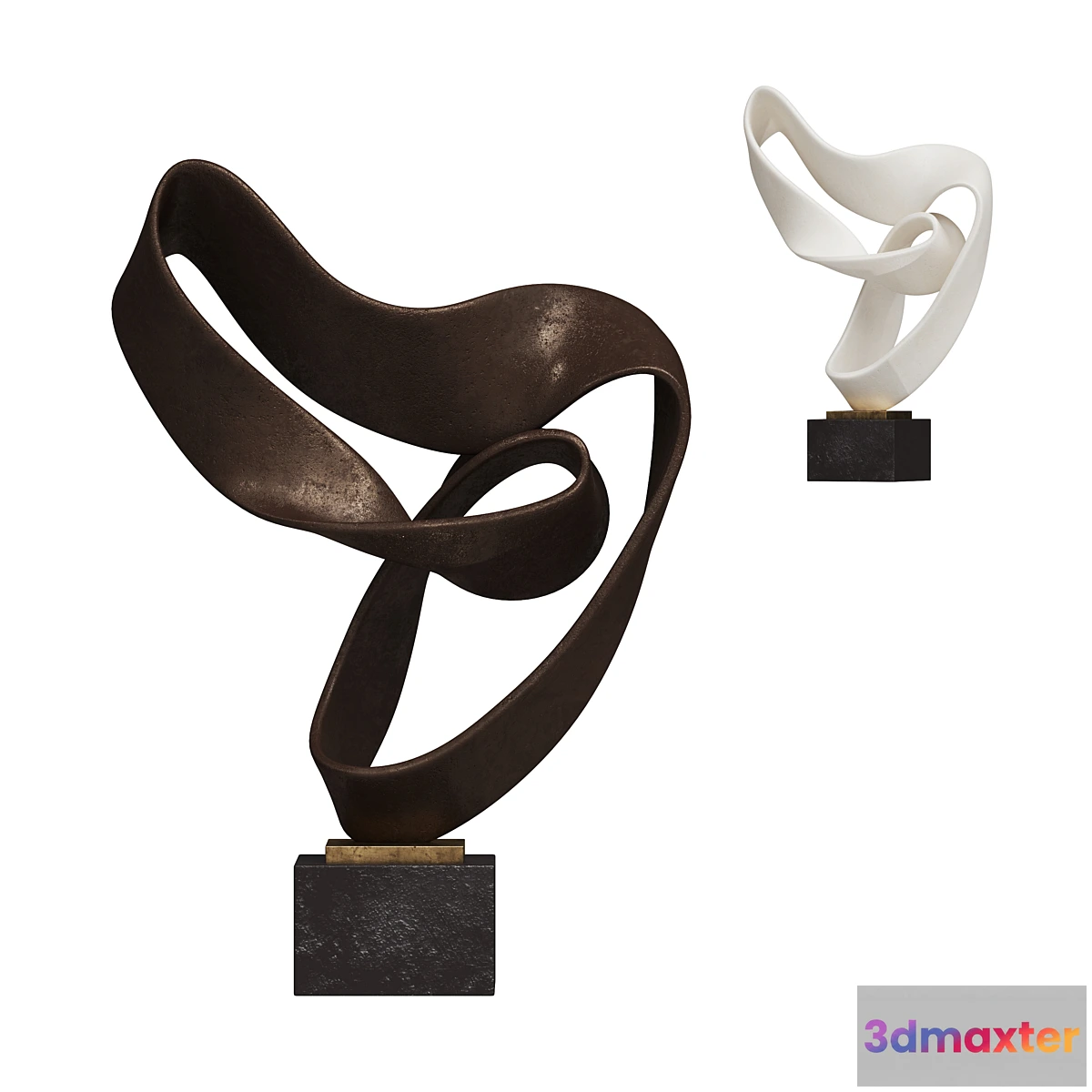 770195 - Ribbon Sculpture Decor - No.2