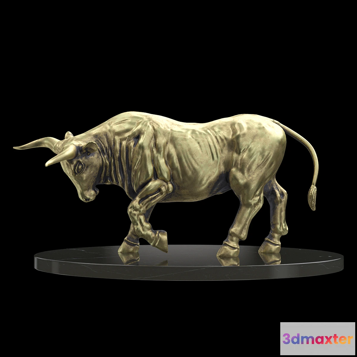 770231 - Bull sculpture
