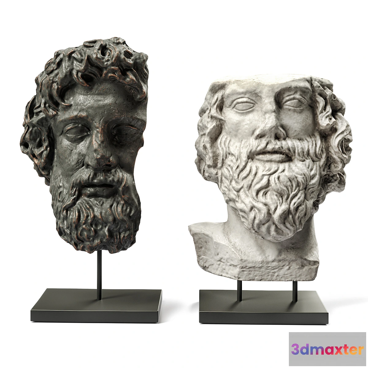 784982 - Asclepios and Greek general heads - No.2