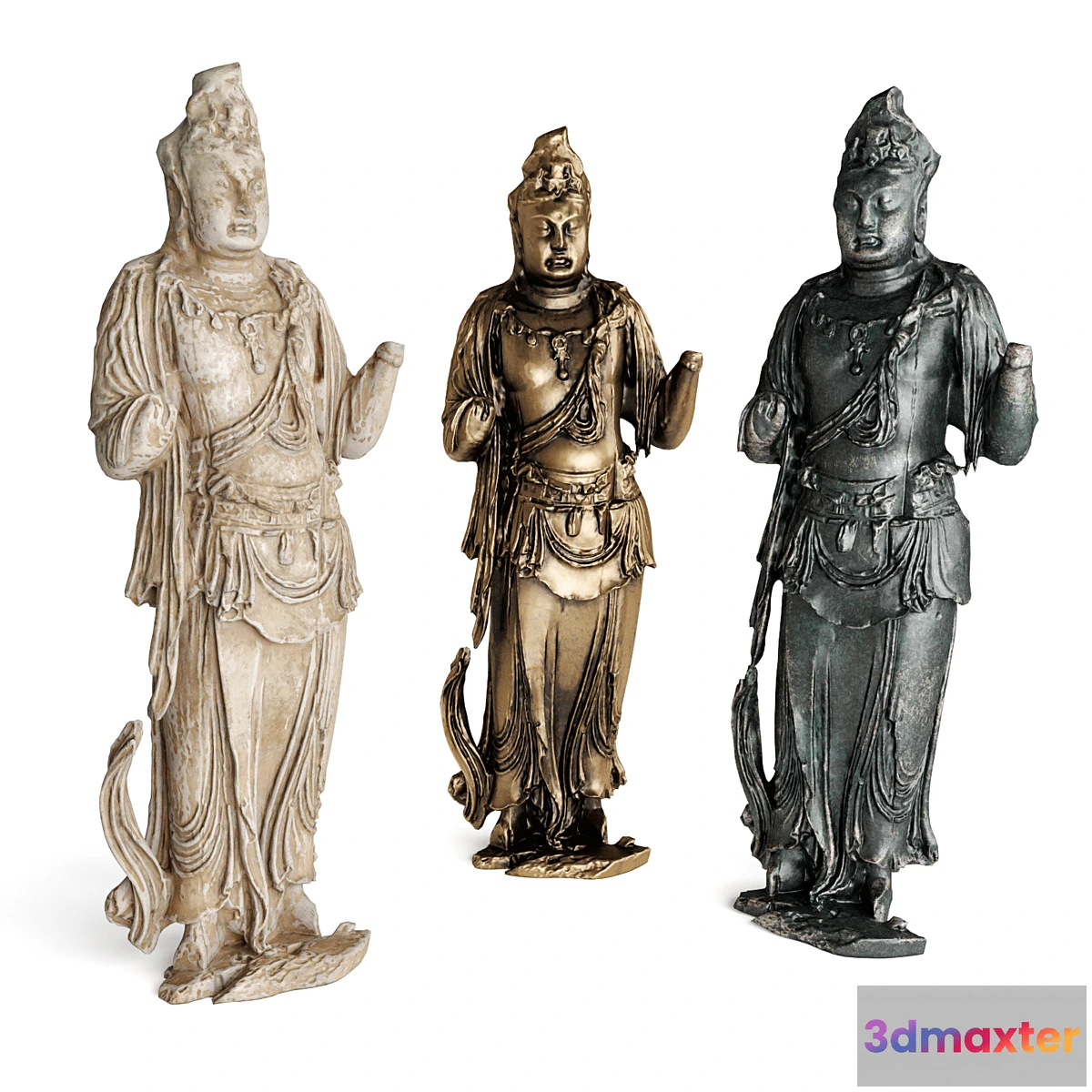 785028 - Standing Buddha bodhisattva sculpture - No.2