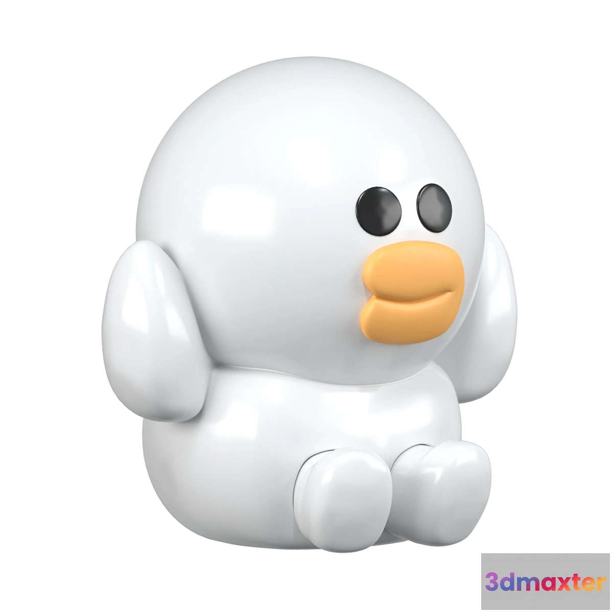 785046 - Ceramic figurine Duckling - No.2