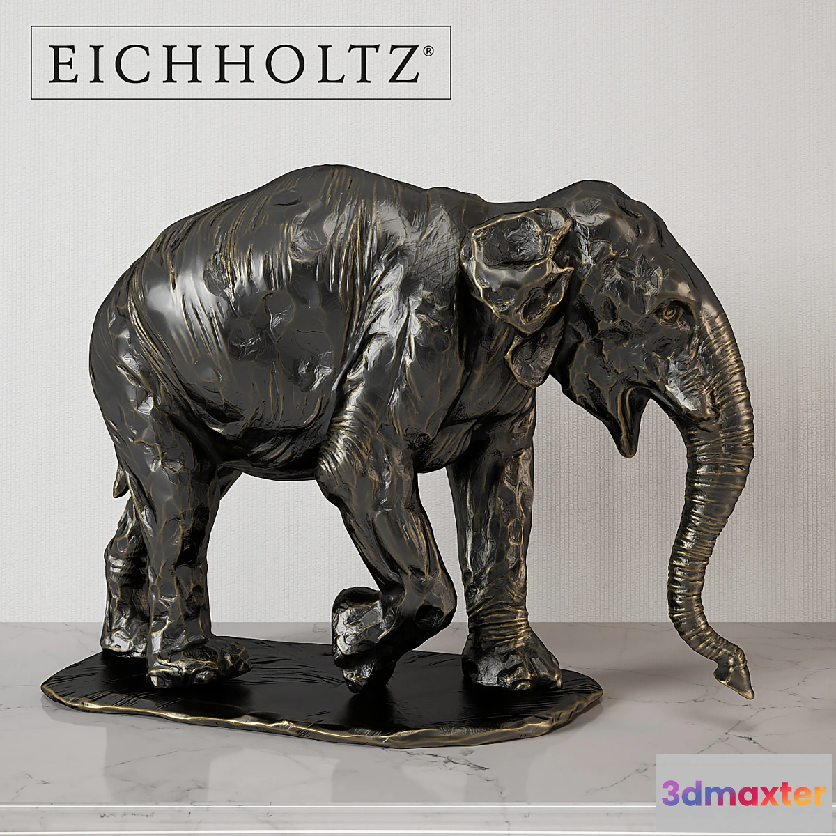 813934 - Eichholtz Elephant Bronze - No.4
