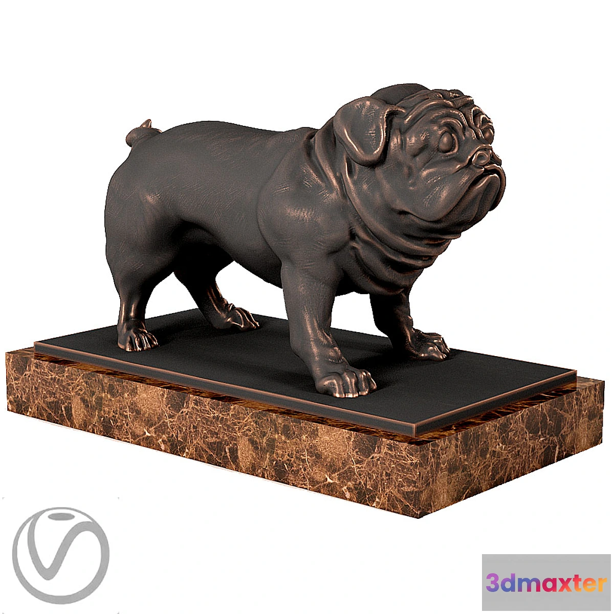 814088 - Pug Sculpture - No.3