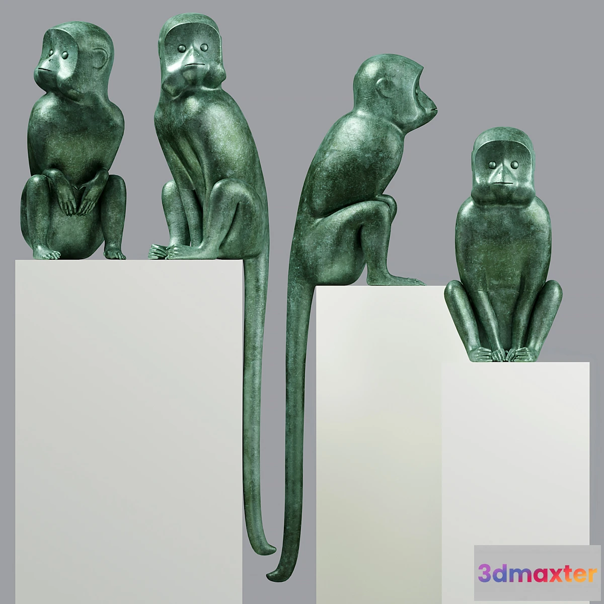 868219 - Singes II Lalanne Monkeys - No.4