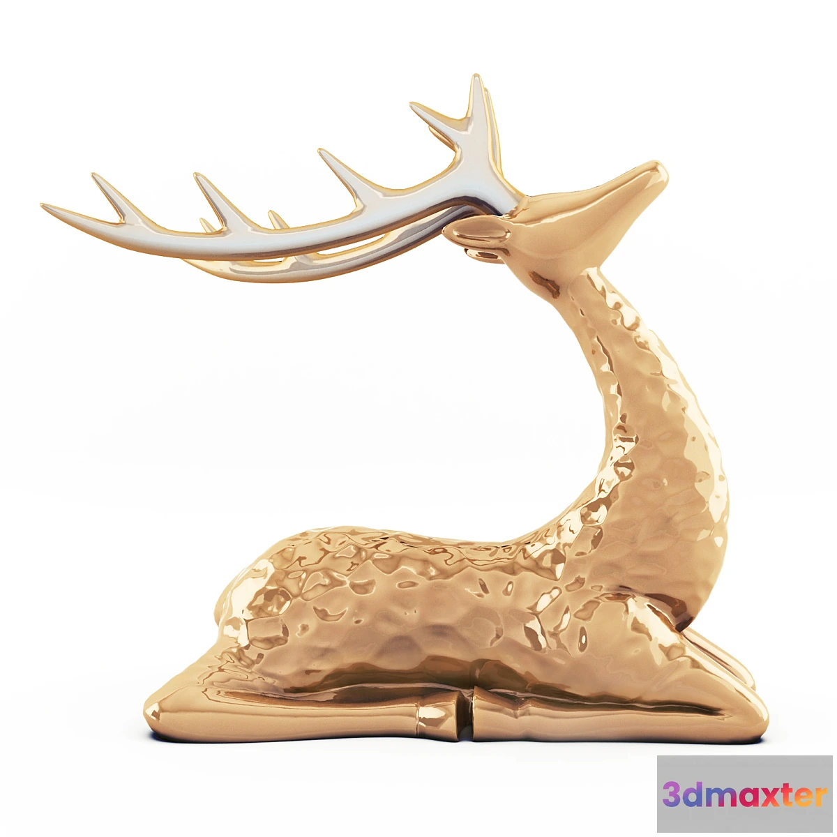 882450 - Sitting deer statuette - No.4