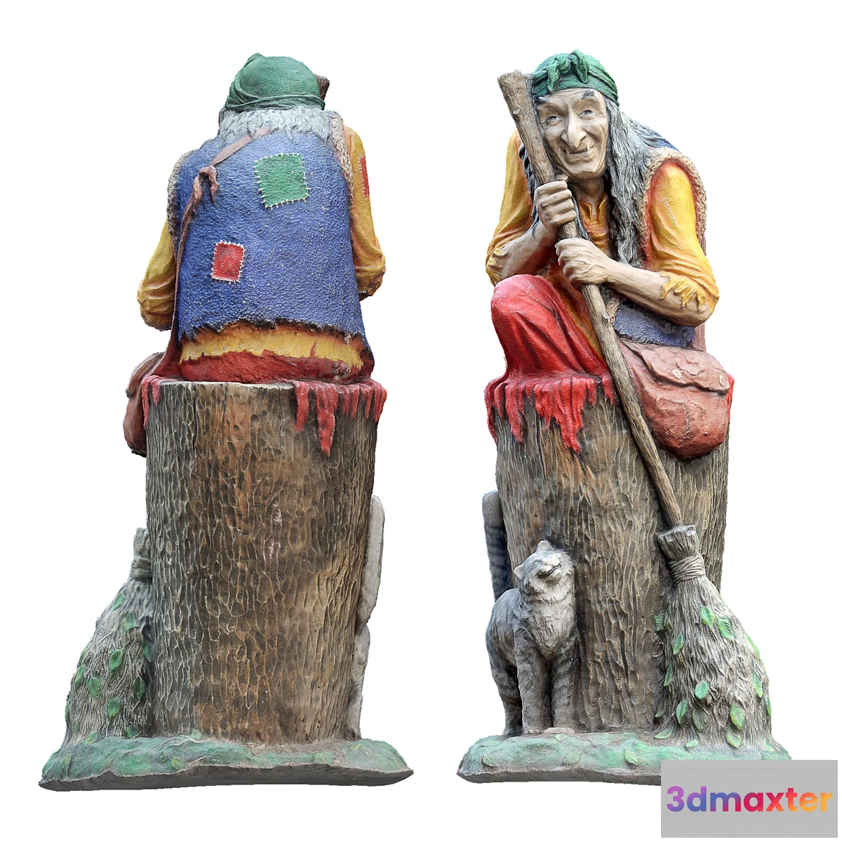 893344 - Park sculpture “Baba Yaga” - No.4