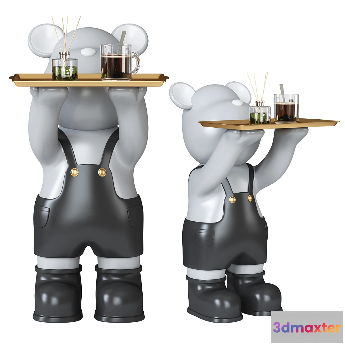 899734 - bear Sculpture tray - No.5