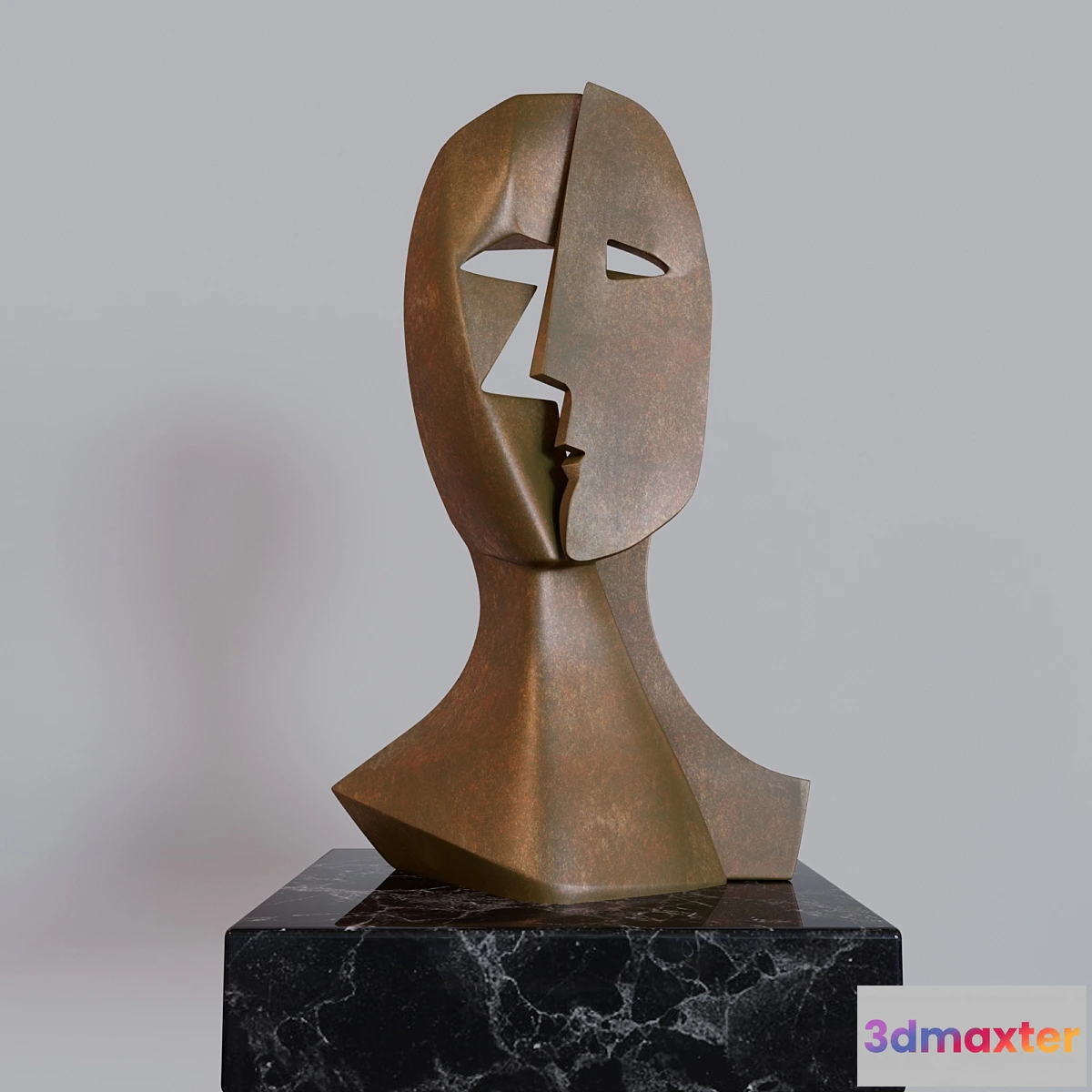 903118 - PABLO PICASSO BRONZE SCULPTURE MASK - No.3