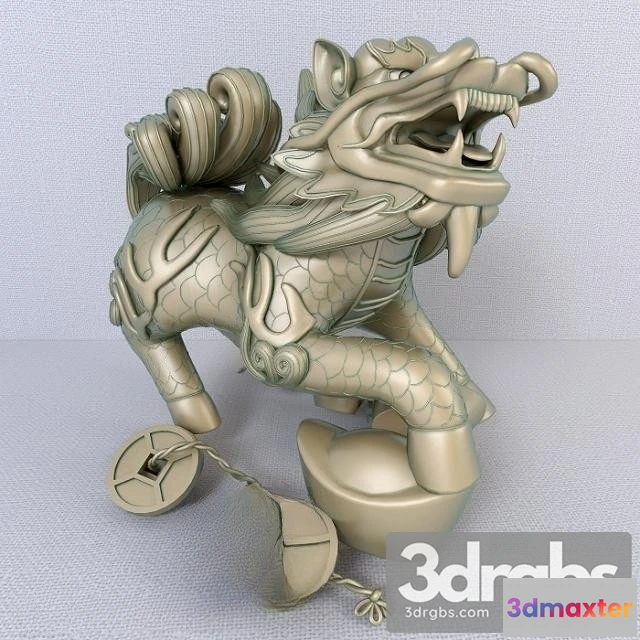 930874 - 12 Bronze Zodiac Animals Dragon