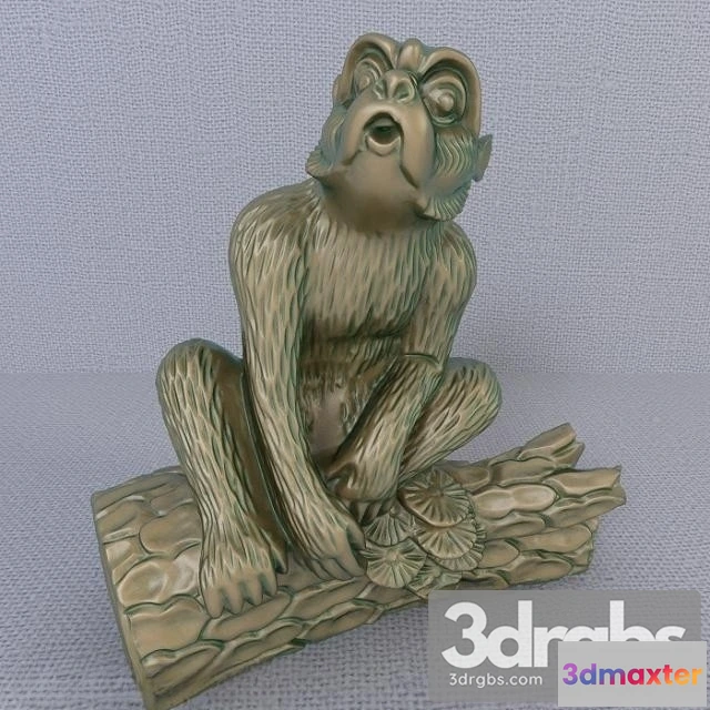930880 - 12 Bronze Zodiac Animals Monkey