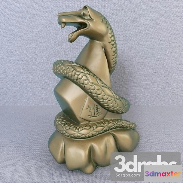 930884 - 12 Bronze Zodiac Animals Snape