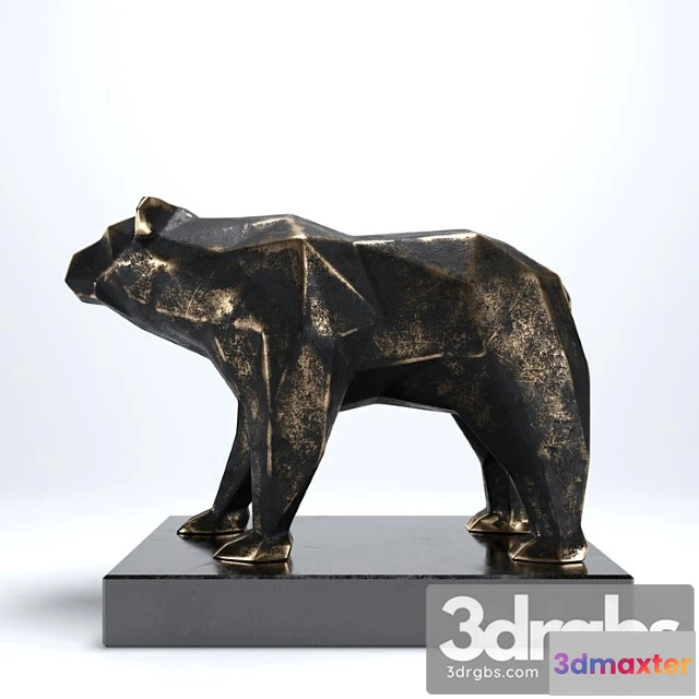 931006 - Bear sculpture
