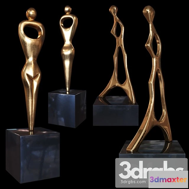 931064 - Burlini Alfredo Woman Sculptures 1