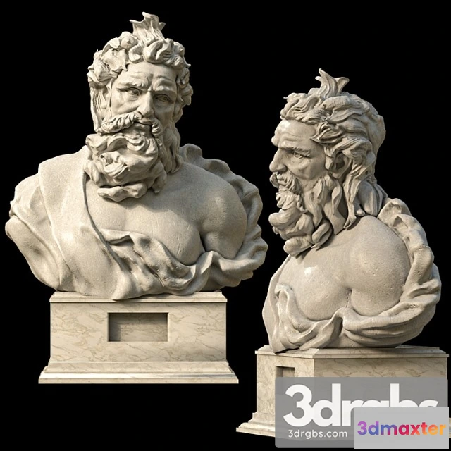 931078 - Bust of neptune