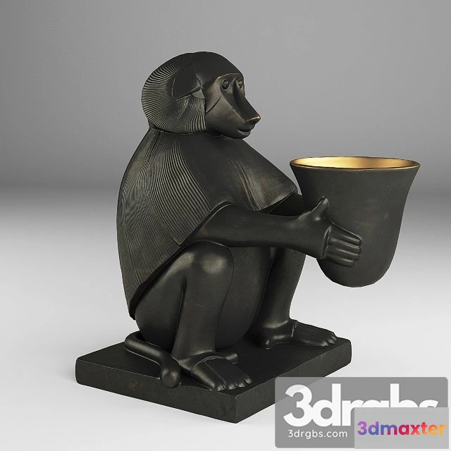 931190 - Eichholtz Monkey With Light Art Deco