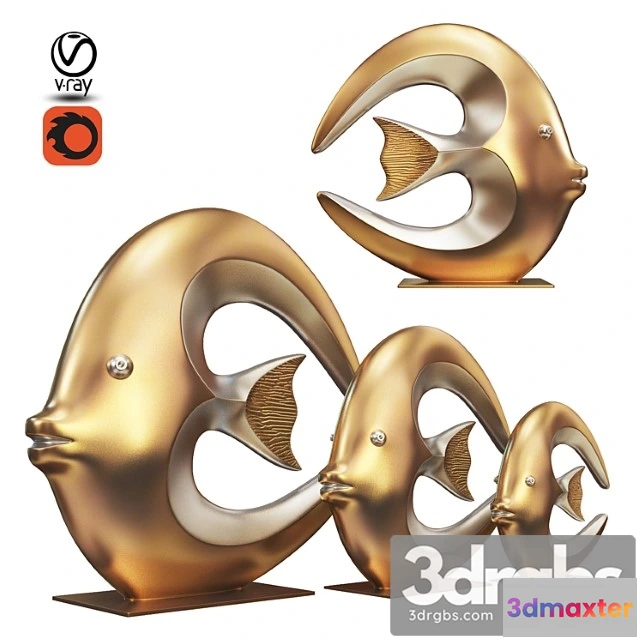 931242 - Fish statuette