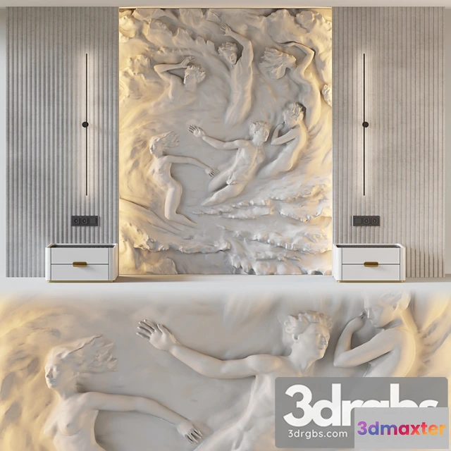 931314 - Headboard 3d Wall Panel 002