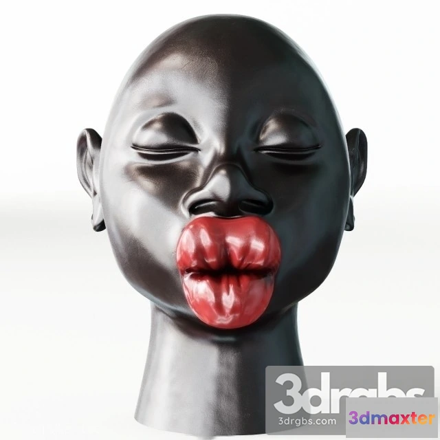 931352 - KARE Deco Head Kussmund