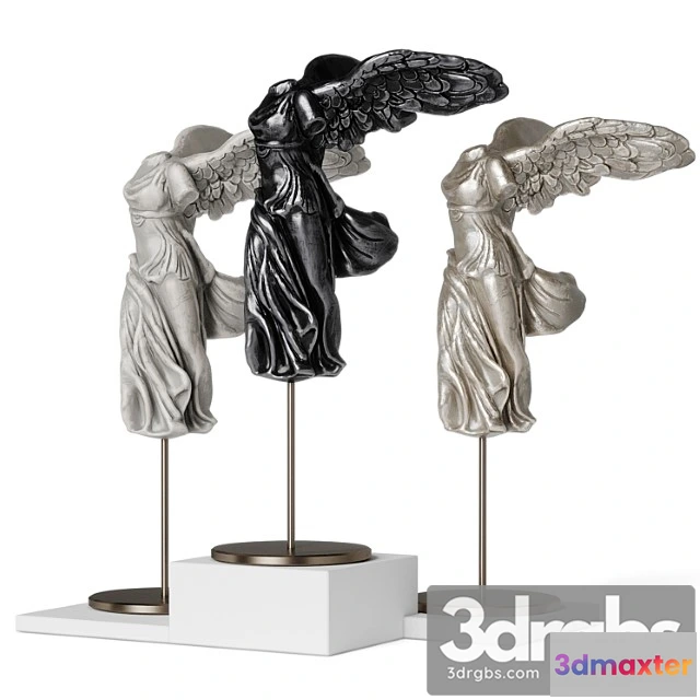 931384 - La victoire de samothrace statuette set