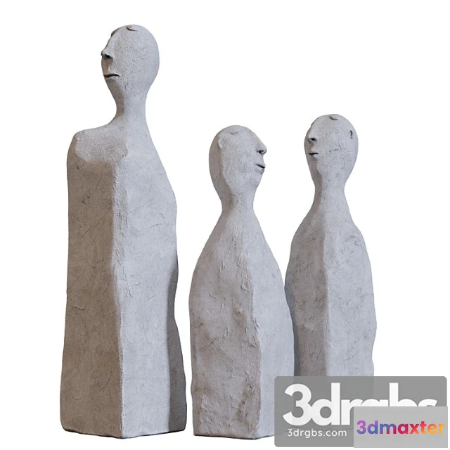 931418 - Man Cement Sculpture