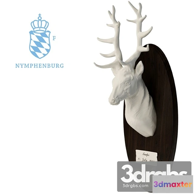 931448 - Nymphenburg Stag Head