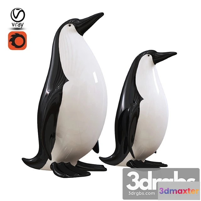 931472 - Penguin statuettes