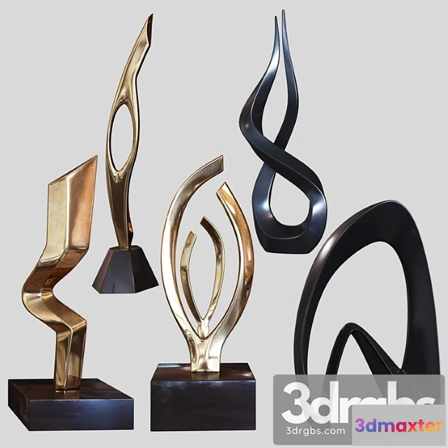 931564 - Sculptures set by burlini and kagan
