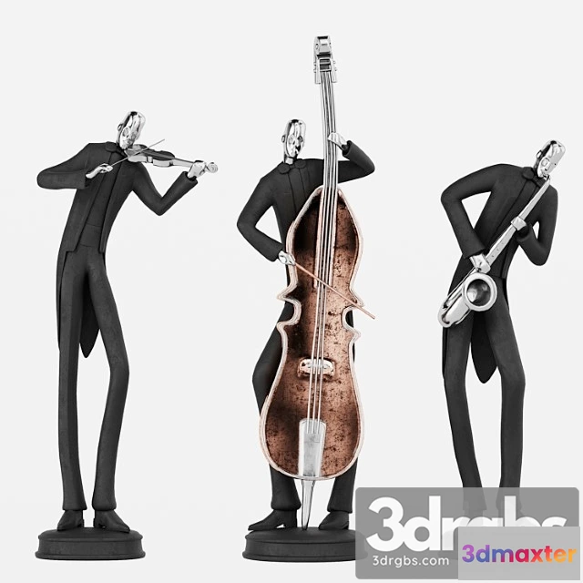 931668 - Uttermost musicians decorative figurines