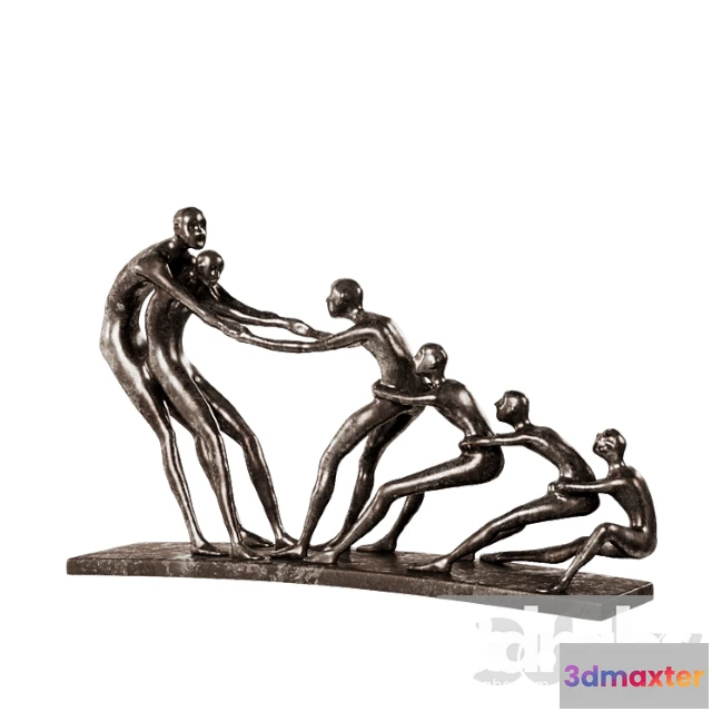 931706 - Wayfair bronze statuette war human