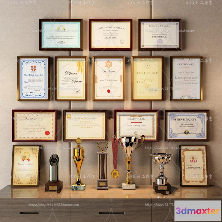 1133436 - Trophy Decorative - 3D Models - 0007