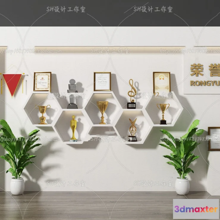 1133442 - Trophy Decorative - 3D Models - 0010