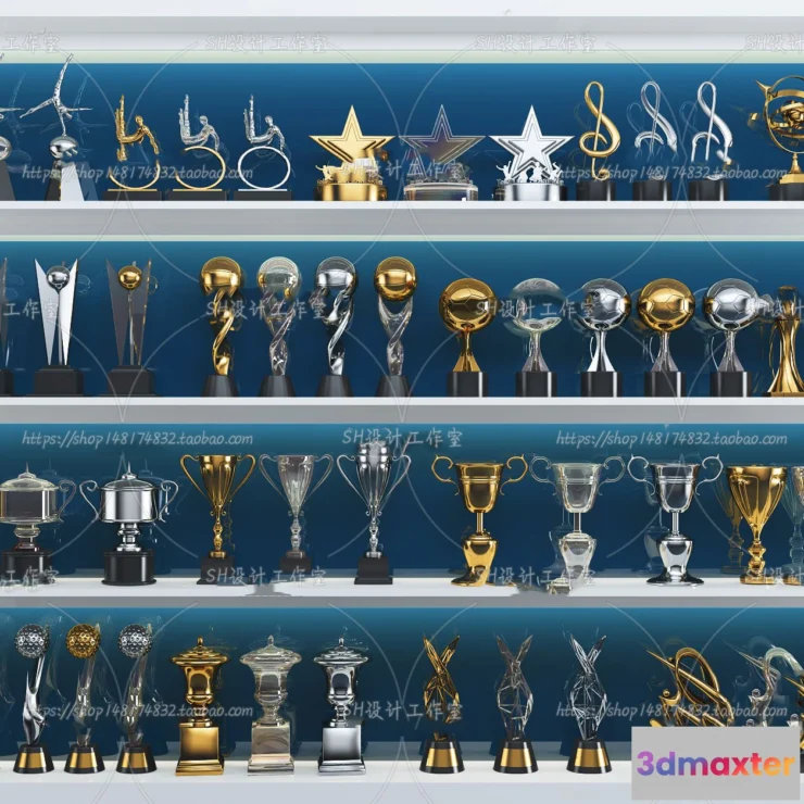 1133460 - Trophy Decorative - 3D Models - 0019