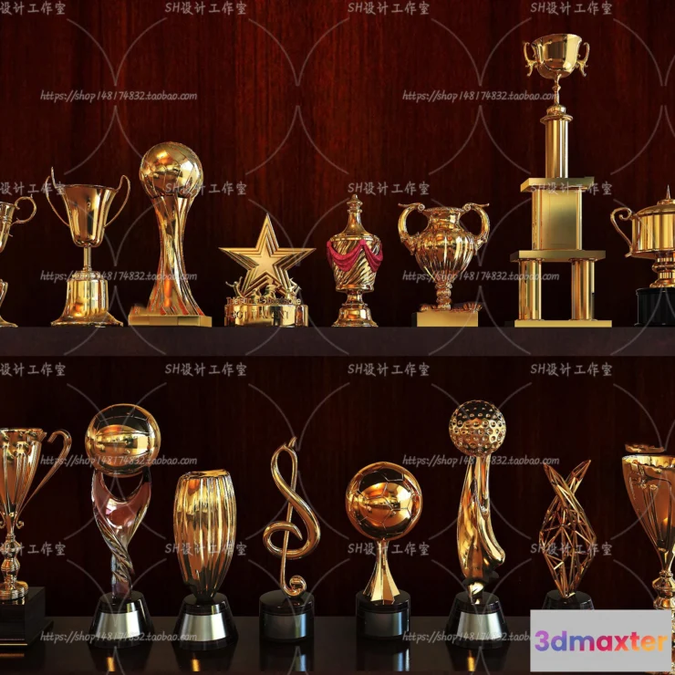 1133464 - Trophy Decorative - 3D Models - 0021