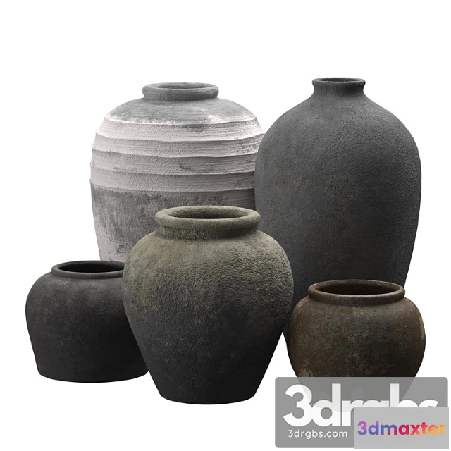 1022870 - Artisan clay vases