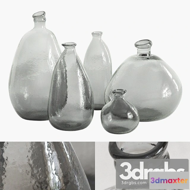 1022952 - Recycled glass vases
