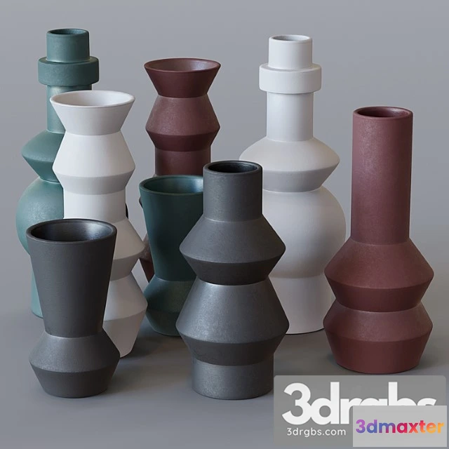 1023008 - West elm-ceramic totem vases