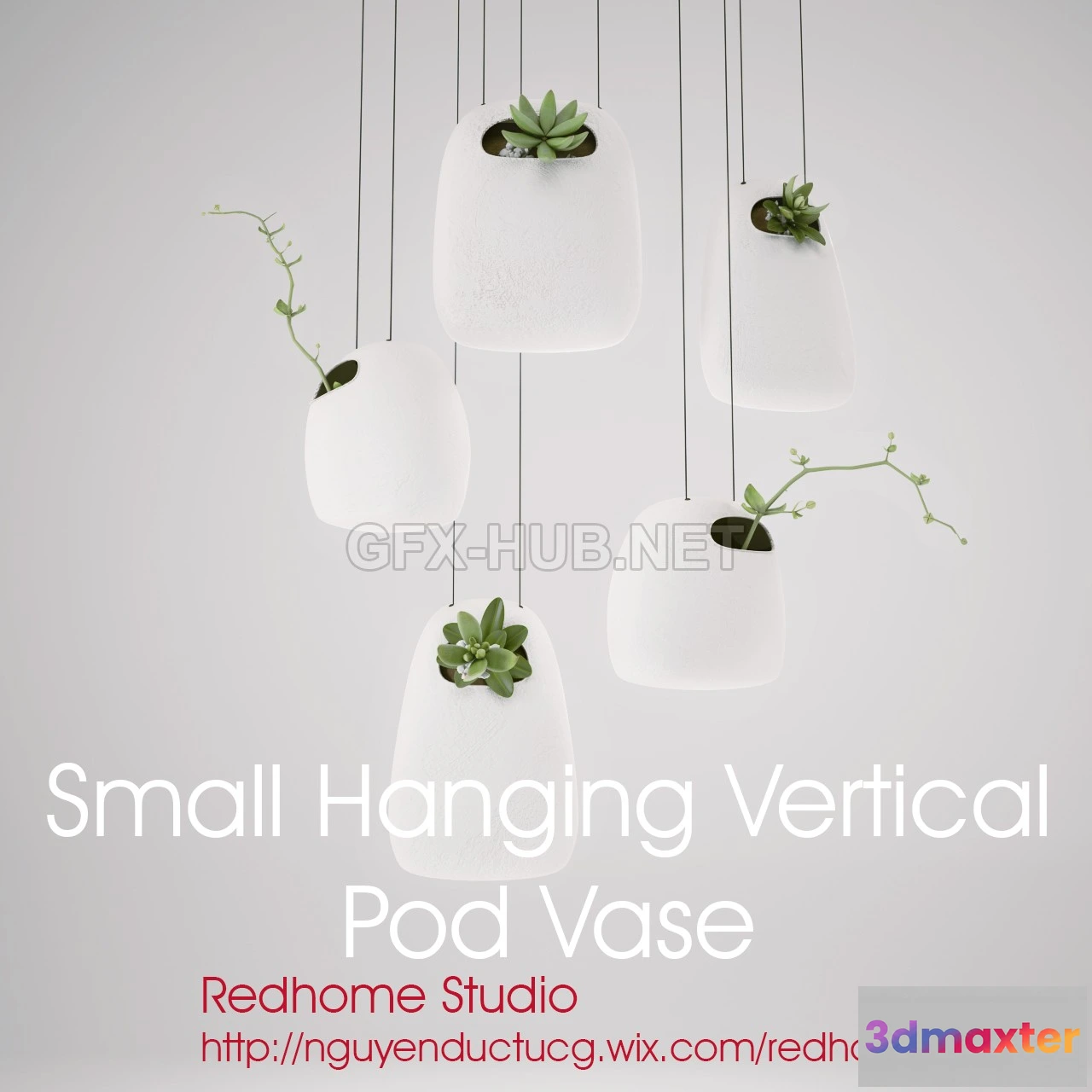1071628 - Acc_Small Hanging Vertical Pod Vase - 205185