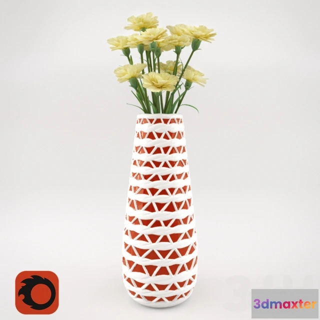 1073224 - Azucar Orange Vase - 206781