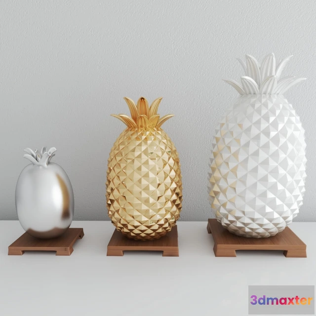 1088946 - Pineapples Vases - 222503