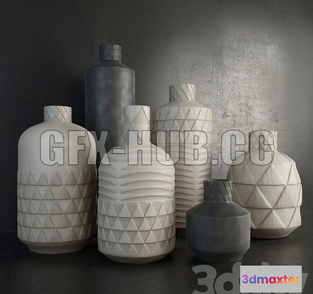1089618 - Pressed Pattern Vases - 223175