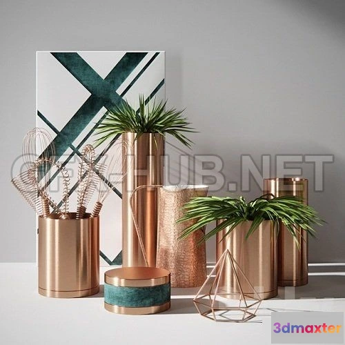 1094316 - Vase copper 3d Model - 227873