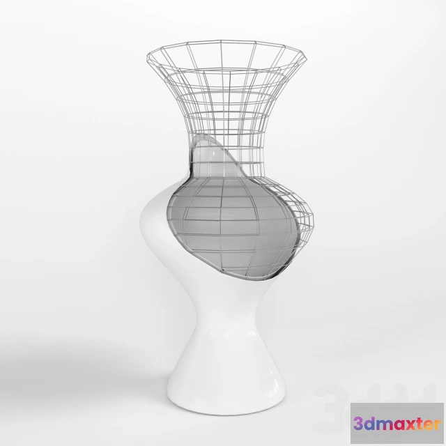 1095240 - wire frame modern vase - 228797