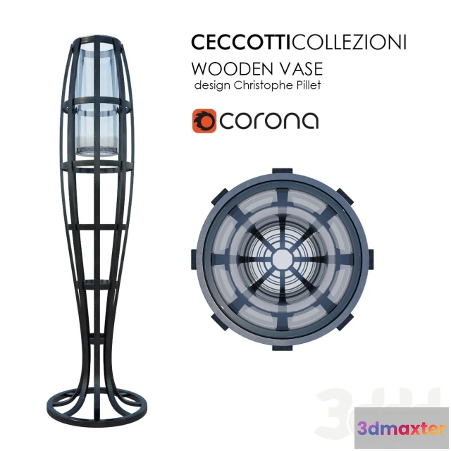 1095432 - Wooden vase - 228989