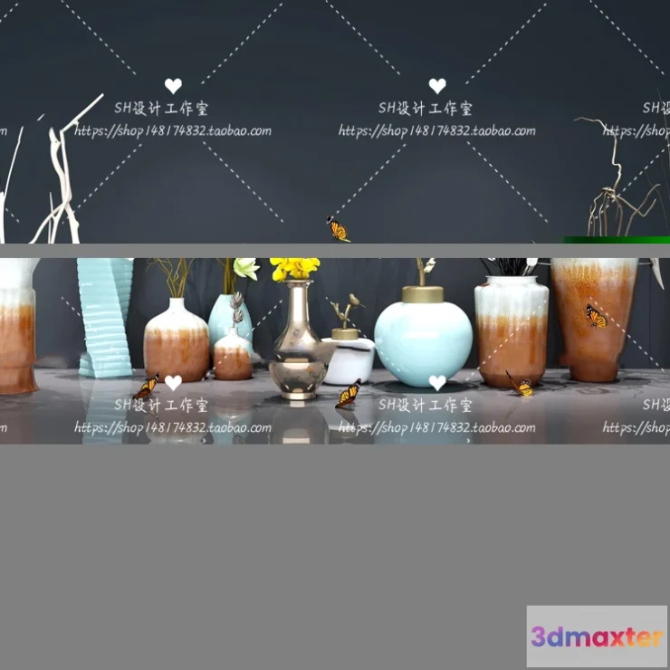 1132528 - Decor - Vase 3D Models - 0143