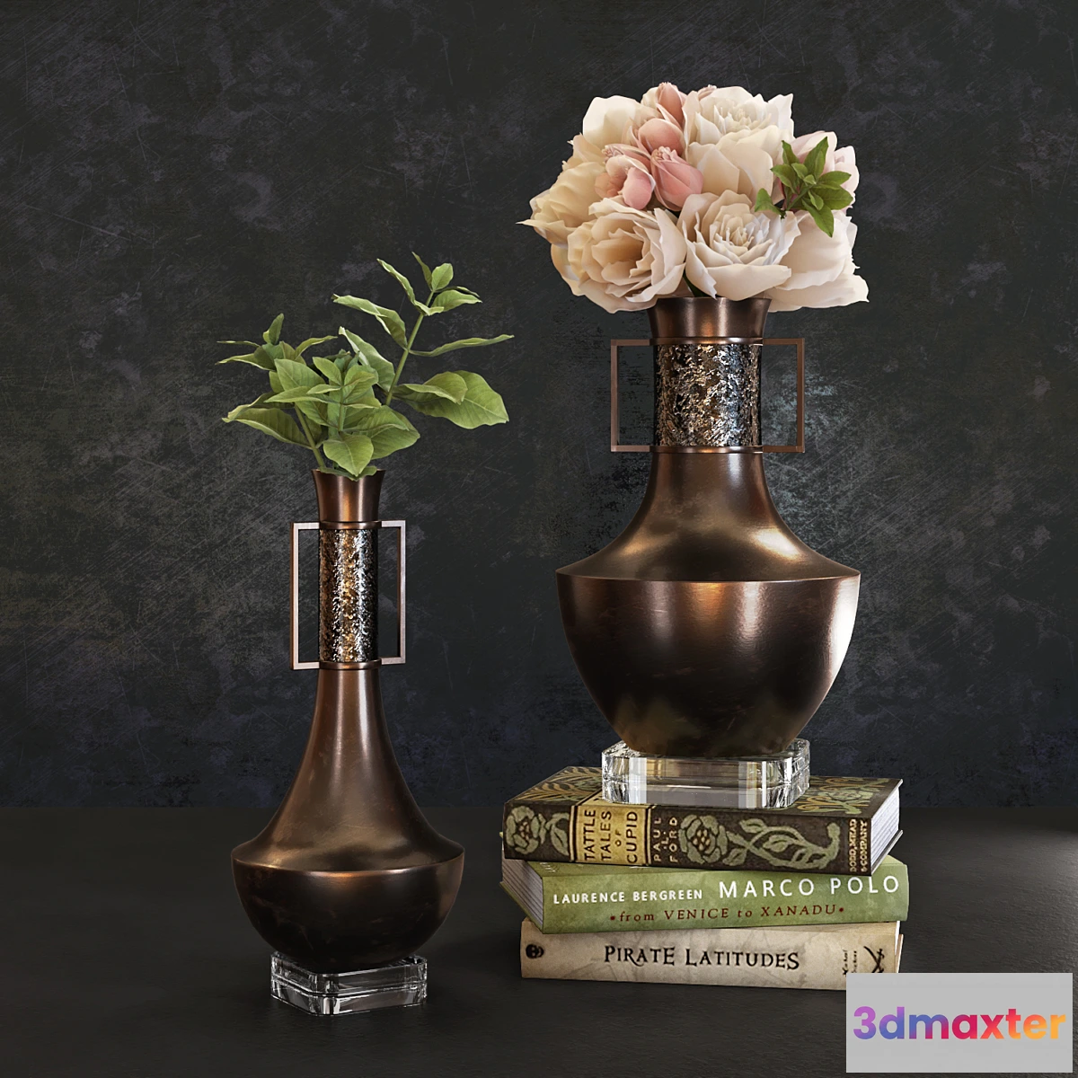 1287524 - Baker Marco & Polo vases 3D Max