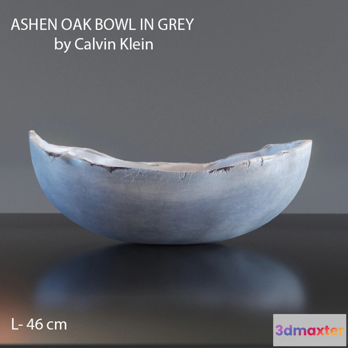 1289272 - ASHEN OAK BOWL IN GREY by Calvin Klein 3D Max