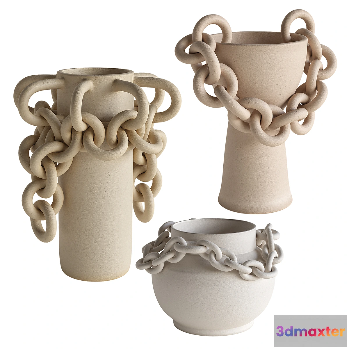 1298295 - Set of vases GBS-V01 3D Max