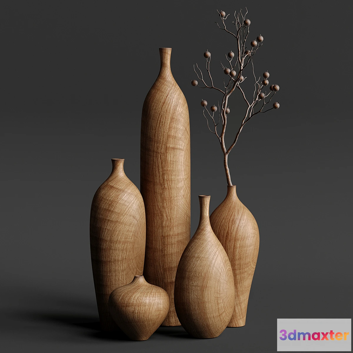 1301639 - Decor vases 3D Max