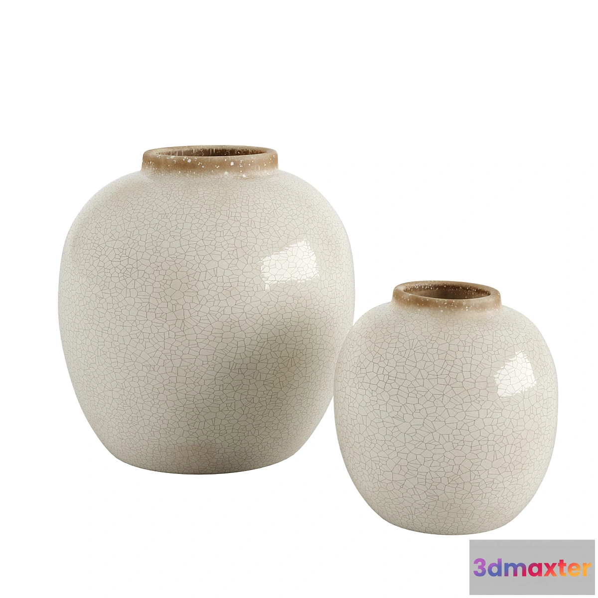 1303782 - Crackle effect vase 3D Max